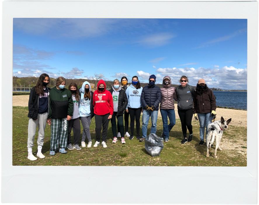 Roux Oyster Bay Beach Cleanup