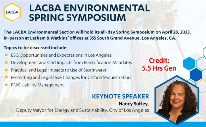 LACBA Environmental Spring Symposium