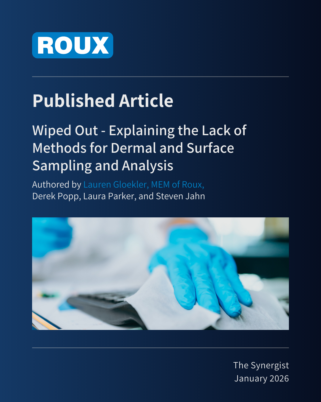 Published This Article Published Article: Wiped Out - Explaining the Lack of Methods for ...